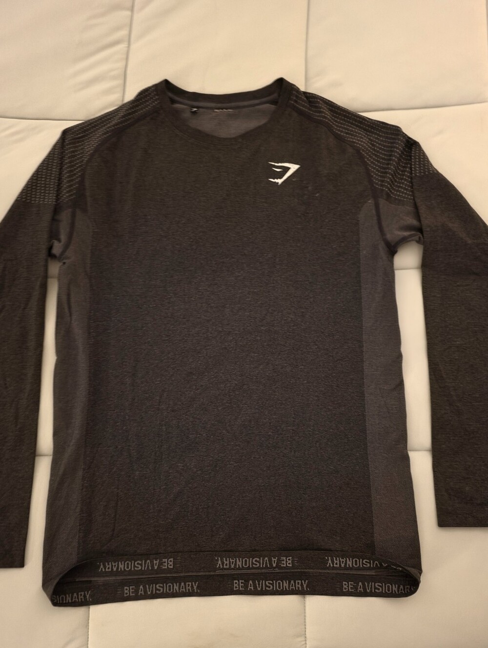 Gymshark Men's Ghost Long-sleeve Top In Gray